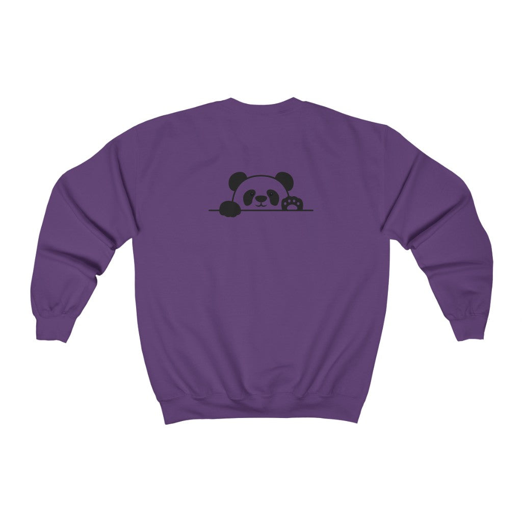 Urbana Couture Unisex Panda Crewneck Sweatshirt