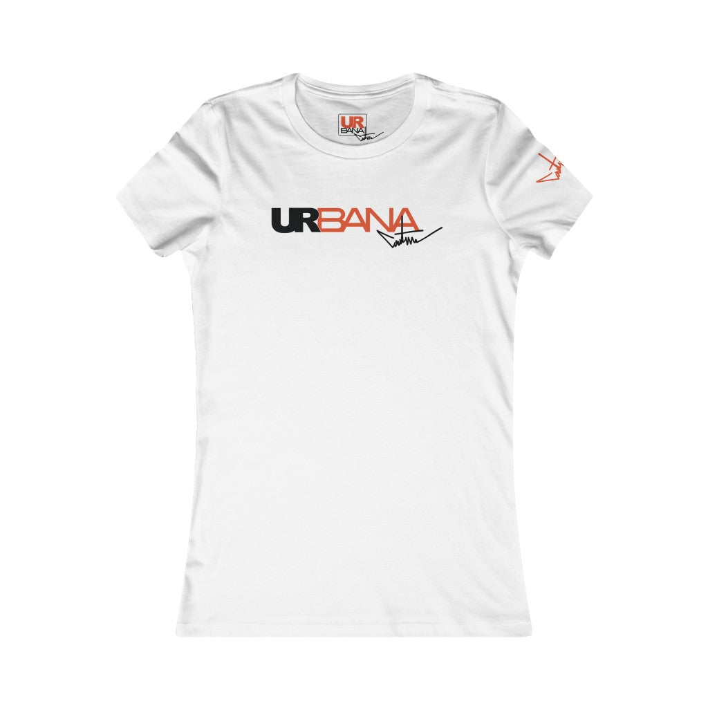 Urbana Couture Women's Crew Tee BLK/ORG