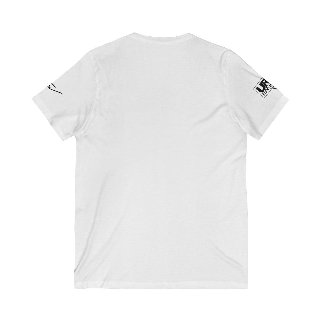 Urbana Couture Unisex Panda Short Sleeve V-Neck Tee BLK/BLE