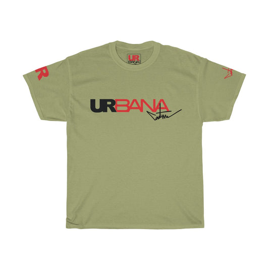 Urbana Couture Classic Men's Crew Neck Tee BLK/RED